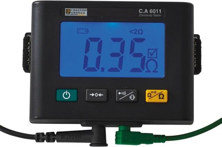 Actual product image Chauvin Arnoux C.A 6011 Set Insulation Meter 200Ω (CAT IV 300V)