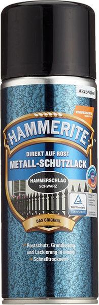 Image du produit Hammerite Coup de marteau sur la laque de protection des métaux (400 ml, Noir)