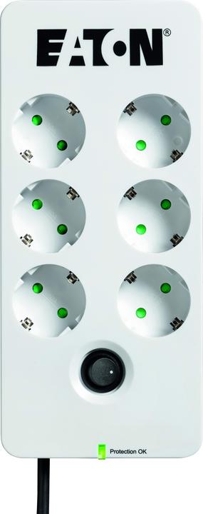 Actual product image Eaton Surge protection Protection Box 6 DIN (6 x, CEE 7/3, 1.50 m)