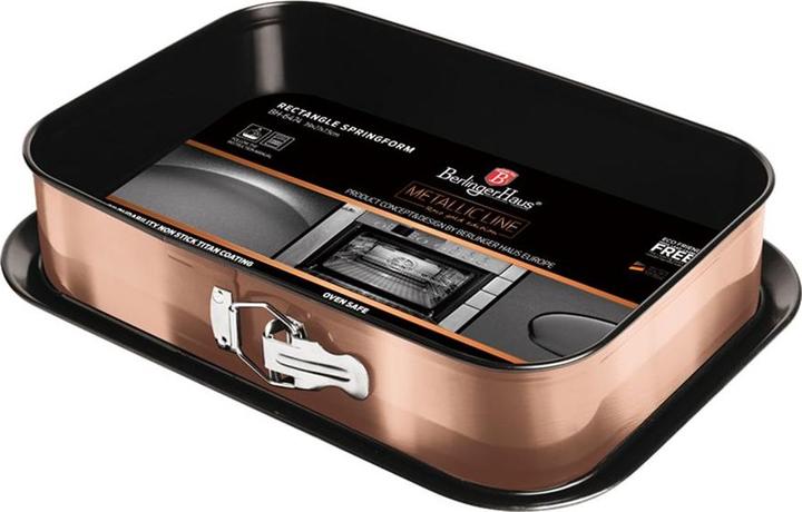 Actual product image BerlingerHaus Square springform pan Rose Gold Edition