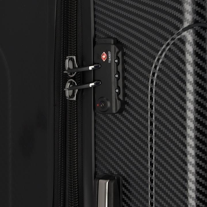 Actual product image Guess Harde suitcase / trolley / travel case - Lustre2 - 75 cm - Zwart (124 l, XL (from 140l))