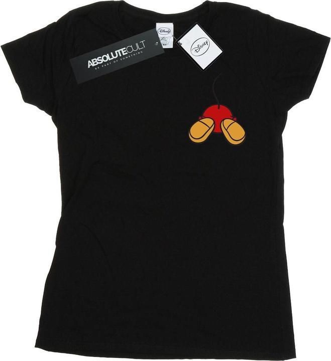 Actual product image Disney Womens/Ladies Mickey Mouse Backside Breast Print Cotton T-Shirt (L)