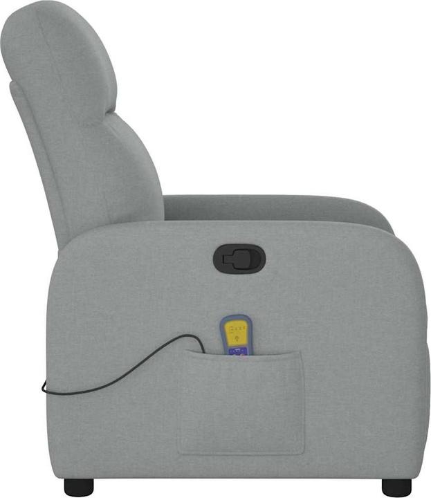 Image du produit VidaXL Fauteuil de massage Tissu gris clair