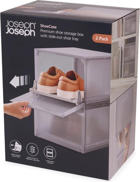 Immagine prodotto Joseph Joseph Set di scatole per scarpe da 2 pezzi. Scatola per scarpePremium