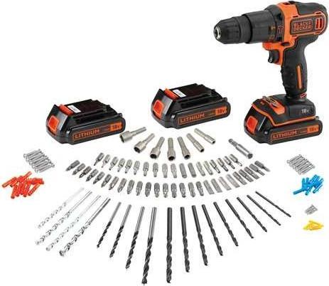Immagine prodotto Black & Decker & Decker BDCHD181B3A Trapano (Batteria ricaricabile)