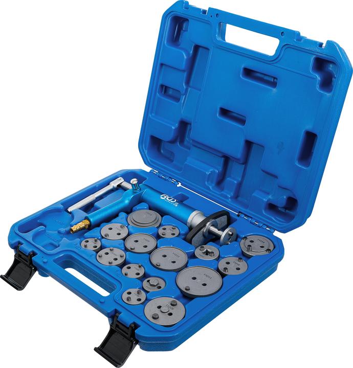 Actual product image BGS Brake Piston Reset Tool Set pneumatic 16 pcs. (Rear brake, Brake kit, 16)