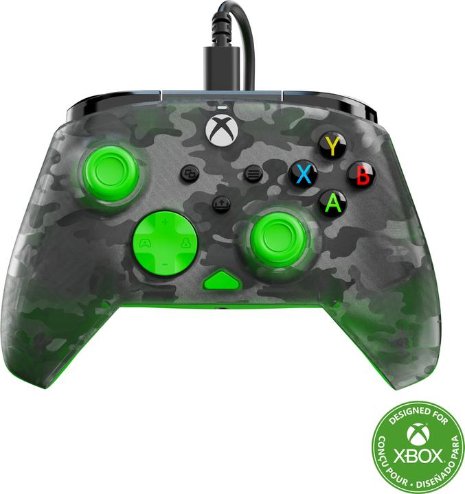 Image du produit Turtle Beach Rematch Core Wired Controller · XB · Ghost Camo Black & Green (PC)