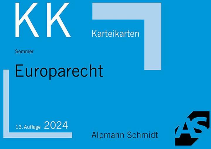 Produktbild Karteikarten Europarecht (70 x)