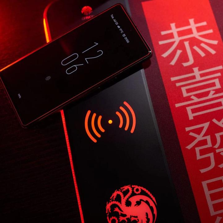 Actual product image Numskull Mouse pad House of Dragons + wireless Charge 30x80cm (XXL)