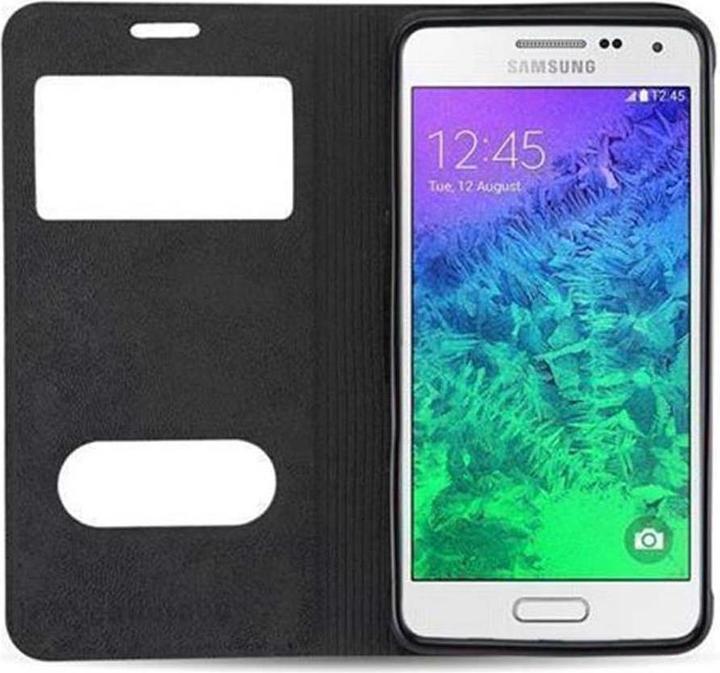Productafbeelding Cadorabo Boek met Uitzicht Dubbele Raambedekking (Samsung Galaxy Alpha)