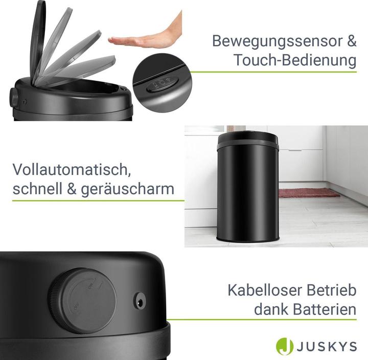 Immagine prodotto Juskys Cestino automatico con sensore (30 l)