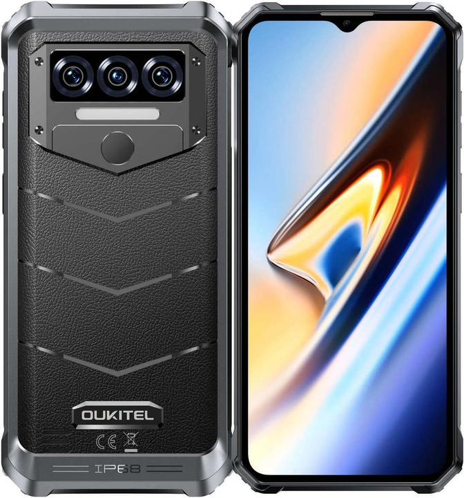 Image du produit Oukitel WP38 (6.52" - NFC - 10 600 mAh - 256 Go, 6 Go RAM) Noir (256 Go, Noir, 6.52", Double SIM)