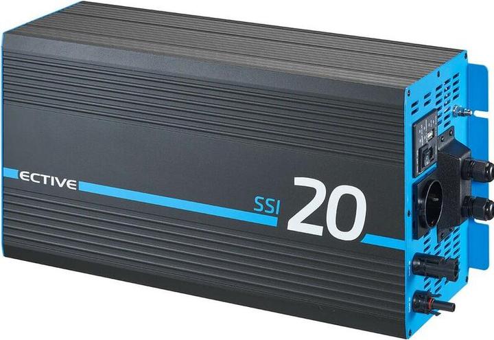 Actual product image Ective SSI 20 Sine wave inverter 24V 230V 2000W Inverter MPPT solar charge controller