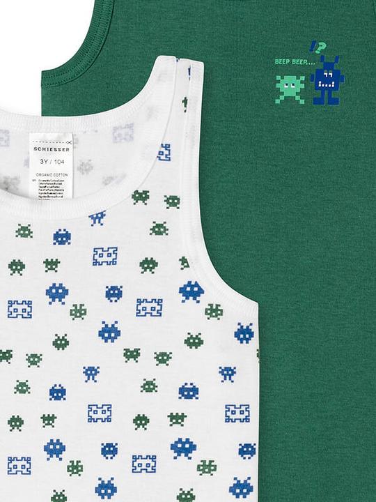 Actual product image Schiesser 2Pack Boys Shirts (98)