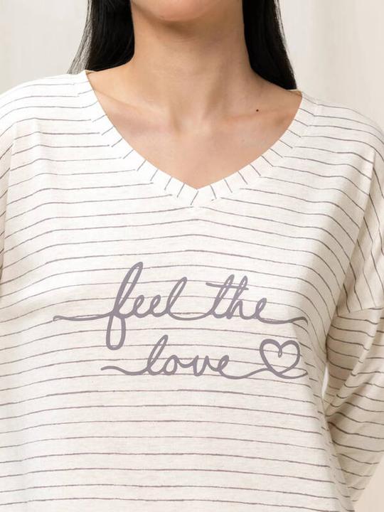 Actual product image Triumph Nightdress Casual Comfortable Fit Nightdresses NDK LSL 10 CO/MD - 17441 (XL)