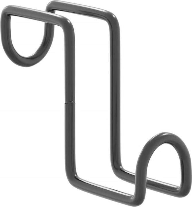 Actual product image VidaXL Snaffle holder 3pcs. Bridle hook Snaffle hanger Snaffle hook Black steel
