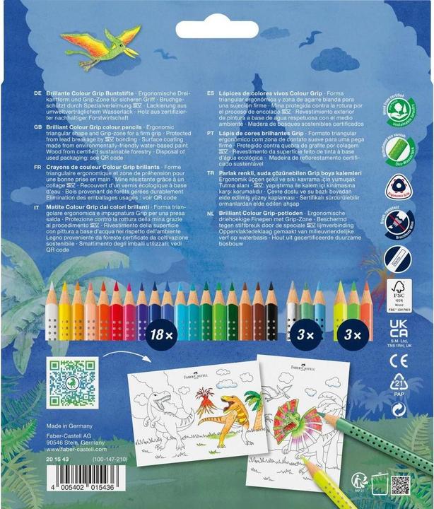 Produktbild Faber-Castell Colour Grip (Mehrfarbig, 24 x)