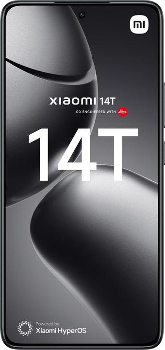 Produktbild Xiaomi 14T (256 GB, Titan Black, 6.60", Dual SIM, 50 Mpx, 5G)