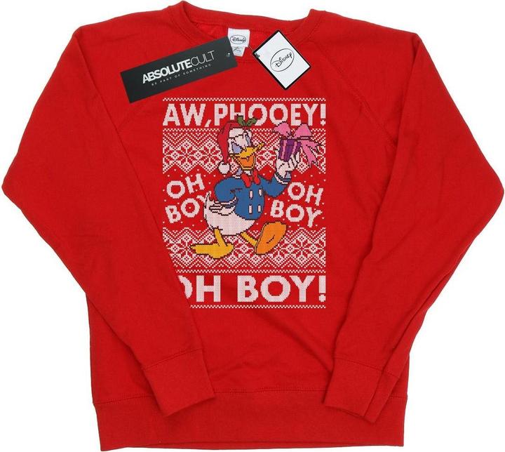 Immagine prodotto Disney Donald Duck Christmas Fair Isle Felpa Donna (XXL)