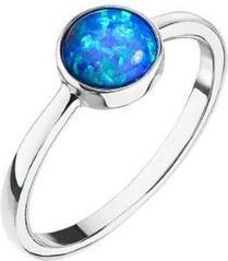 Immagine prodotto Evolution Group Anello in argento con opale blu 15001.3 Circuito 52 mm (52)