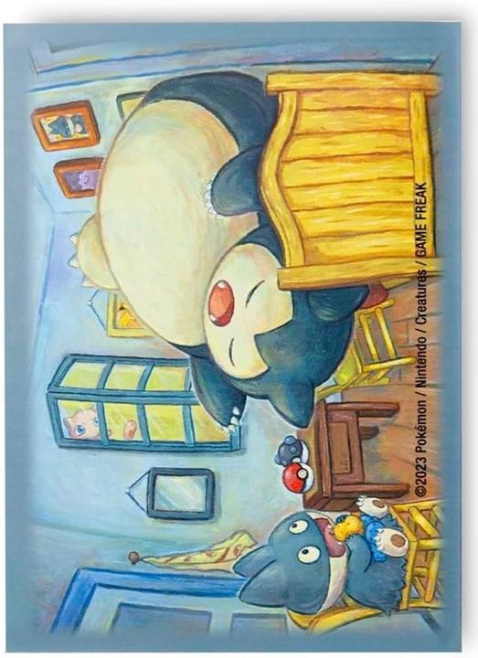 Image du produit Pokémon Pokemon Center Van Gogh Museum: Snorlax & Gombe Van Gogh's Bedroom Card Sleeves (65 Cards)