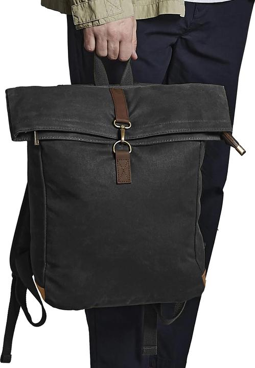Image du produit Quadral Sac à dos en toile cirée Heritage avec accents en cuir (9 l)