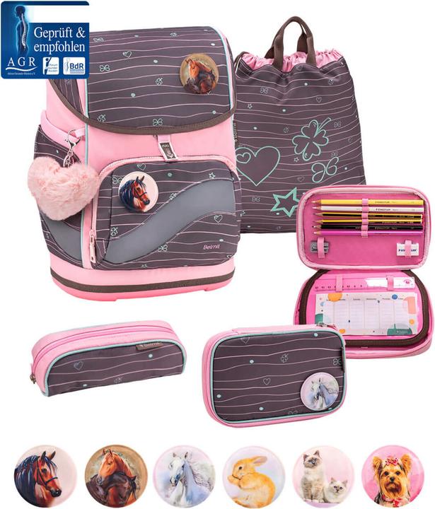 Immagine prodotto Belmil SMARTY Plus Set di zaini per la scuola, menta (20 l)
