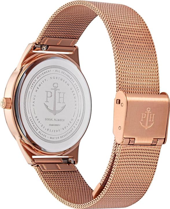 Produktbild Paul Hewitt Praia Black Sea Rose Gold Mesh (Analoguhr, 33 mm)