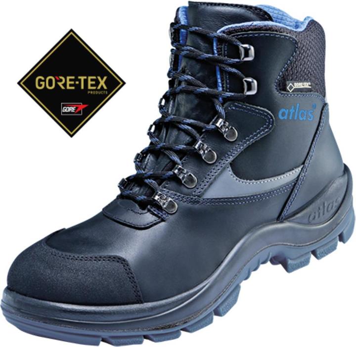 Actual product image Atlas Safety boot GTX 535 XP GoreTex, S3, black, width 12, size 45 (S3, 45)