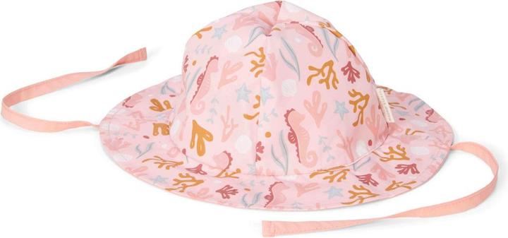 Produktbild Little Dutch Wendebarer Sonnenhut Starfish Pink / Ocean Dreams Pink - Grösse 2 (86/92 - 98/104) (98)