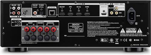 Produktbild Denon AVR-1713, 5.1 Kanal A/V Receiver, 3D, AirPlay, DLNA (Receiver)