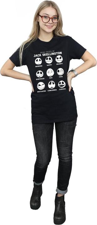 Image du produit Disney - T-shirt NIGHTMARE BEFORE CHRISTMAS THE MANY FACES OF JACK - Femme (XL)