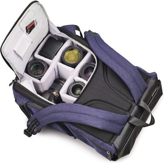 Image du produit Cullmann BRISTOL DayPack 600+ bleu foncé, sac à dos pour appareil photo (Sac à bandoulière pour appareil photo)
