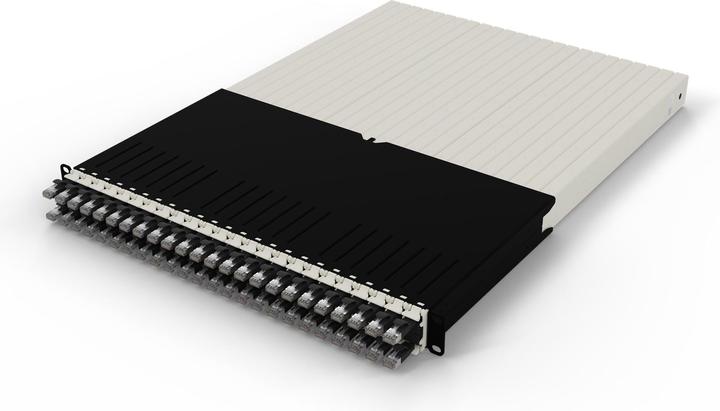 PATCHBOX one / 30RU / Cat 6A, STP, 1.8 m, black (STP, CAT6a, 1.80 m)