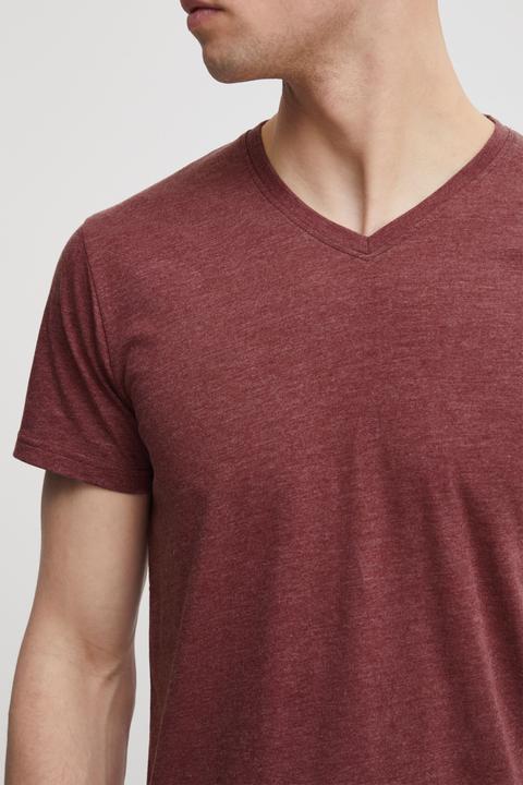 Immagine prodotto Solid Bedo T-Shirt A Maniche Corte Maglietta Da Uomo Con Collo A V In Cotone 100% (XL)
