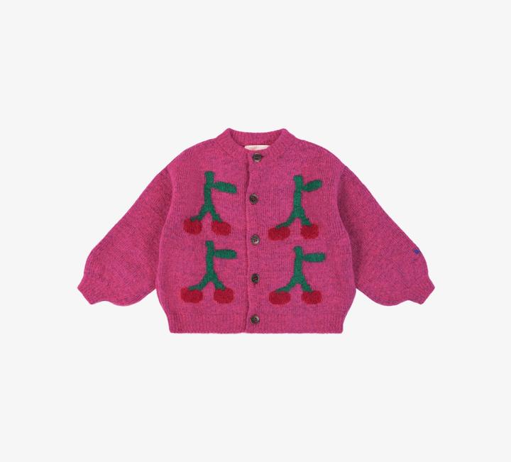 Produktbild Bobo Choses Strickjacke fuchsia (116)