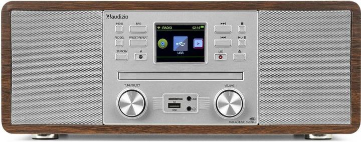 Produktbild Audizio DAB+ Radio Avola Silber, Radio Tuner: FM, DAB+ (DAB+, FM, Bluetooth, WLAN)