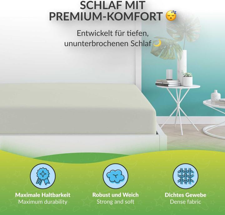 Produktbild Etérea Microfaser Jersey Spannbettlaken (90 x 200 cm, 100 x 200 cm)
