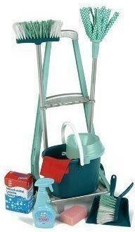 Actual product image Theo Klein Leifheit cleaning trolley