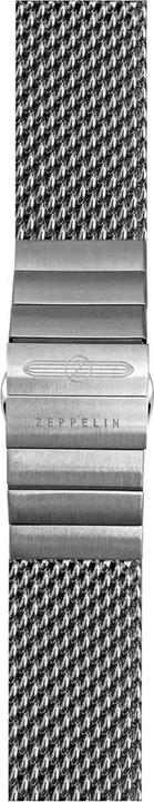 Zeppelin Stahlarmband Silber 22 mm (22 mm, Steel)