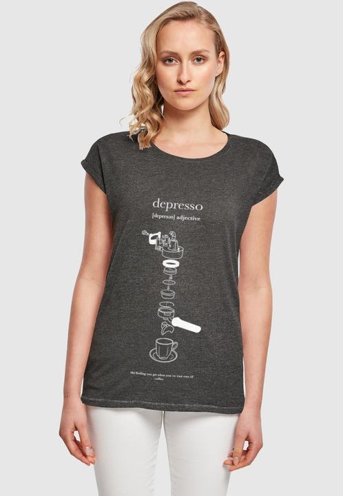 Immagine prodotto Mister Tee MisterTee - Maglietta a spalla estesa da donna Depresso - 174691 (M)