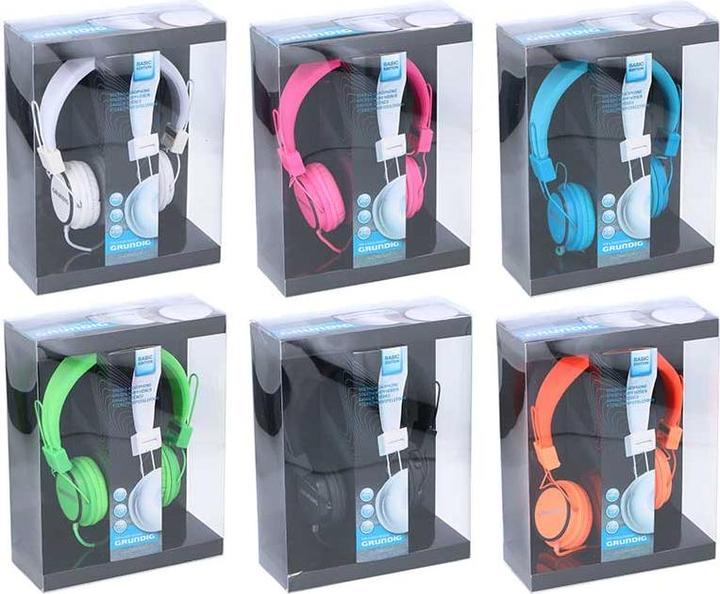 Actual product image Grundig - Neon on-ear headphones (white)