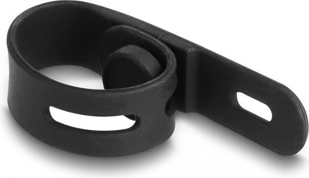 Image du produit Delock Colliers de serrage noir/blanc 118 mm x 12 mm 10 pièces (Serre-câbles en plastique, 118.12 mm, 10 pcs)
