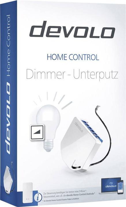Actual product image Devolo Home Control Dimmer flush-mounted