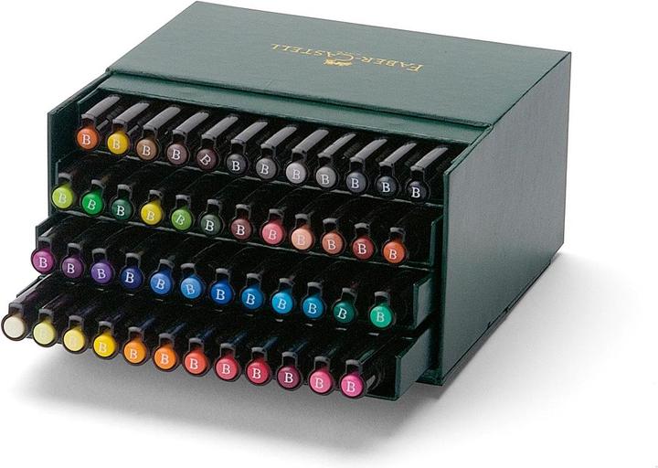Actual product image Faber-Castell Pitt Artist Pen Brush (Multicoloured, 48 x)