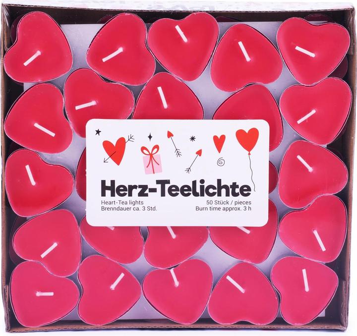 Immagine prodotto Pajoma Teelichter in Herzform (50 pz.)
