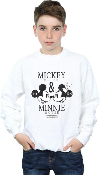 Actual product image Disney Boys Mickey And Minnie Mouse Mousecrush Mondays Sweatshirt (128)