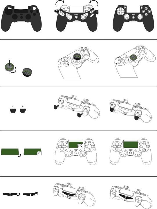 Image du produit Hama 7in1 Set d'accessoires Undead (PS4)