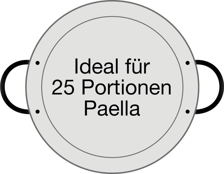 Produktbild All'Grill Paella-Pfanne aus Edelstahl Ø 70 cm (70 cm, Paella Pfanne, Edelstahl)