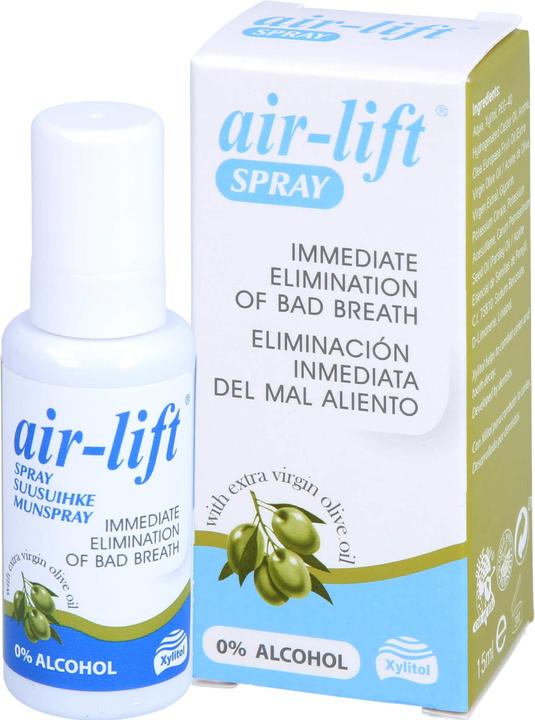 Actual product image Curaden air-lift Spray Mouth spray for fresh breath, 15 ml solution (15 ml, Mouth spray)